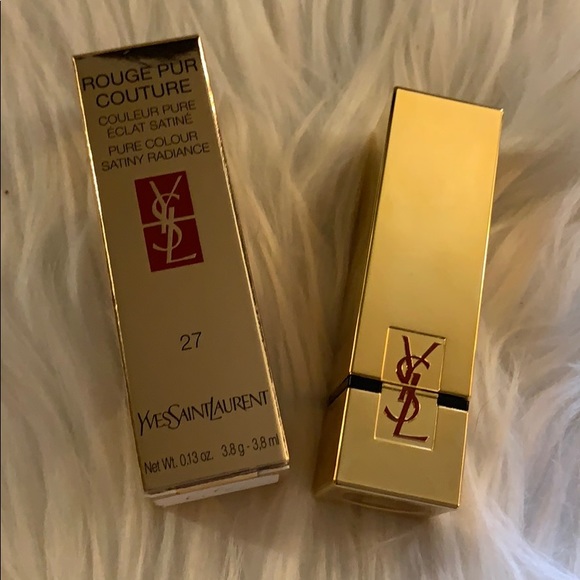 YVES SAINT LAURENT 27 ROUGE PUR COUTURE  LIPSTICK - Picture 2 of 6